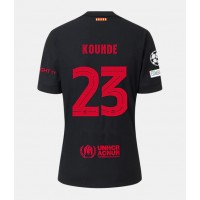 Barcelona Jules Kounde #23 Vonkajší futbalový dres 2024-25 Krátky Rukáv